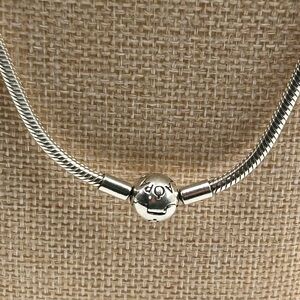 Pandora Memories Silver Necklace